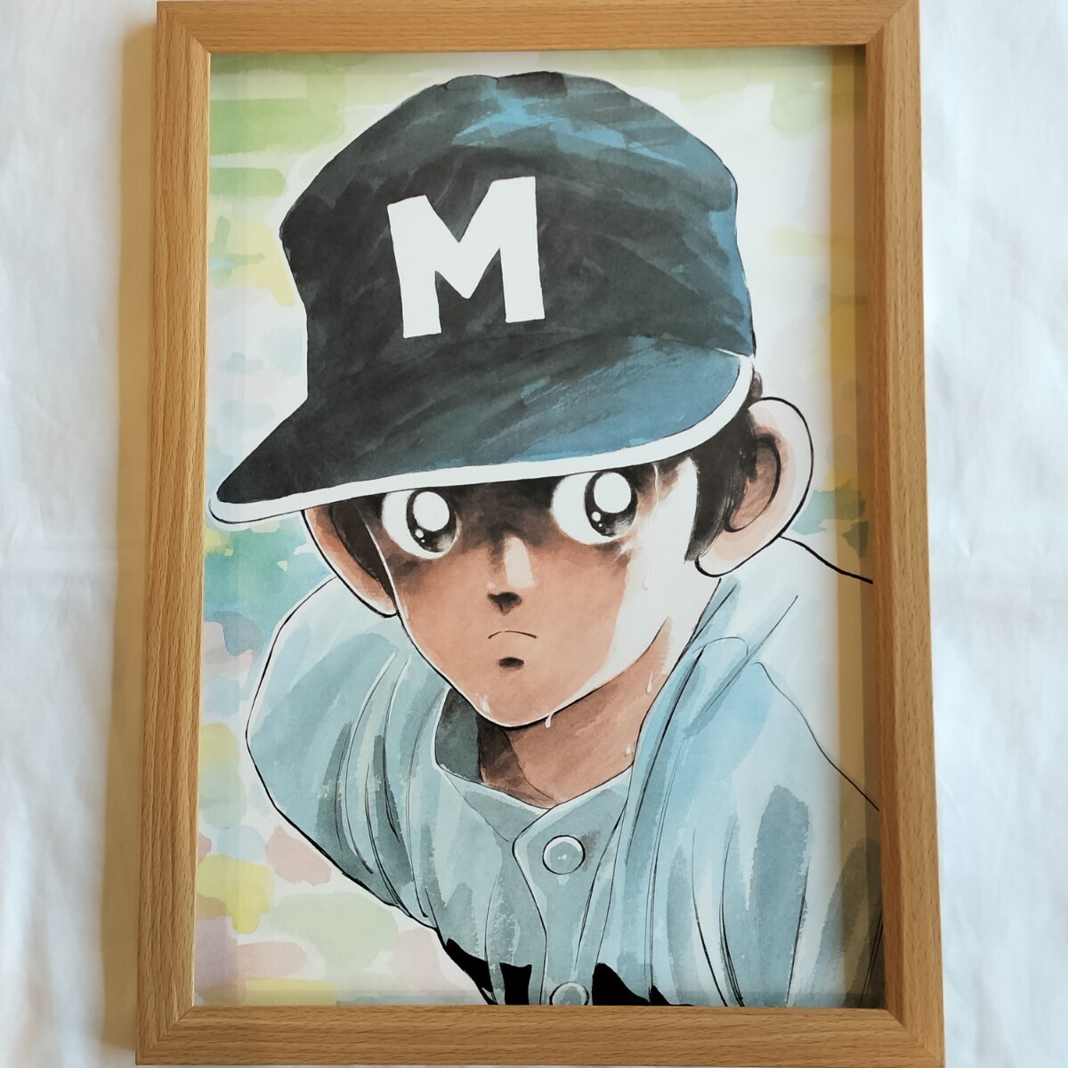 Touch Original picture Framed B4 size Mitsuru Adachi Tatsuya Touch Original picture Framed B4 size Mitsuru Adachi Tatsuya