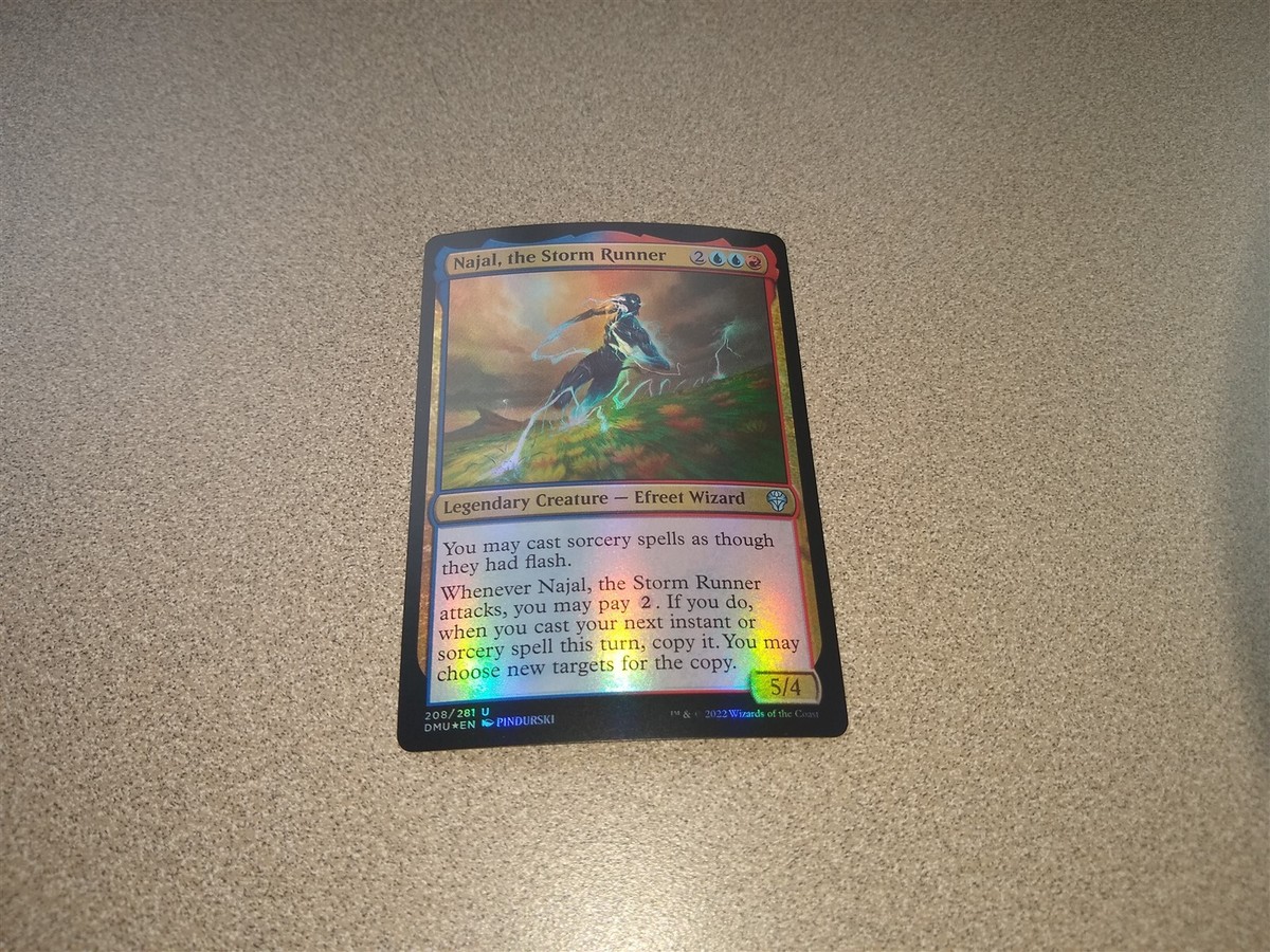 Magic the Gathering: MTG: Foil Najal, the Storm Runner: Dominaria