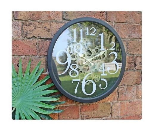 Wall Clock, Moving Gear Design Clock, Roman Numeral, Chicken Style Clock, - Picture 17 of 20