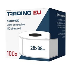 100x etykieta kompatybilna. do Dymo 99010 28 x 89 mm 130 etykiet na rolkę