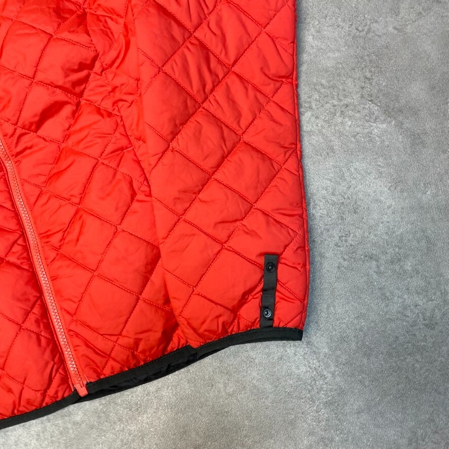 The North Face Puffer Jacket Womens Full Zip Lightweight Liner Coat, Red Small image 5