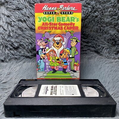 Yogi Bears All-Star Comedy Christmas Caper VHS Tape 1995 Animated Cartoon Movie
