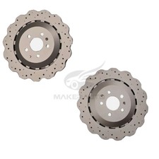 NEW For Audi RS7 4.0L V8 2014-2016 Rear Disc Brake Rotors