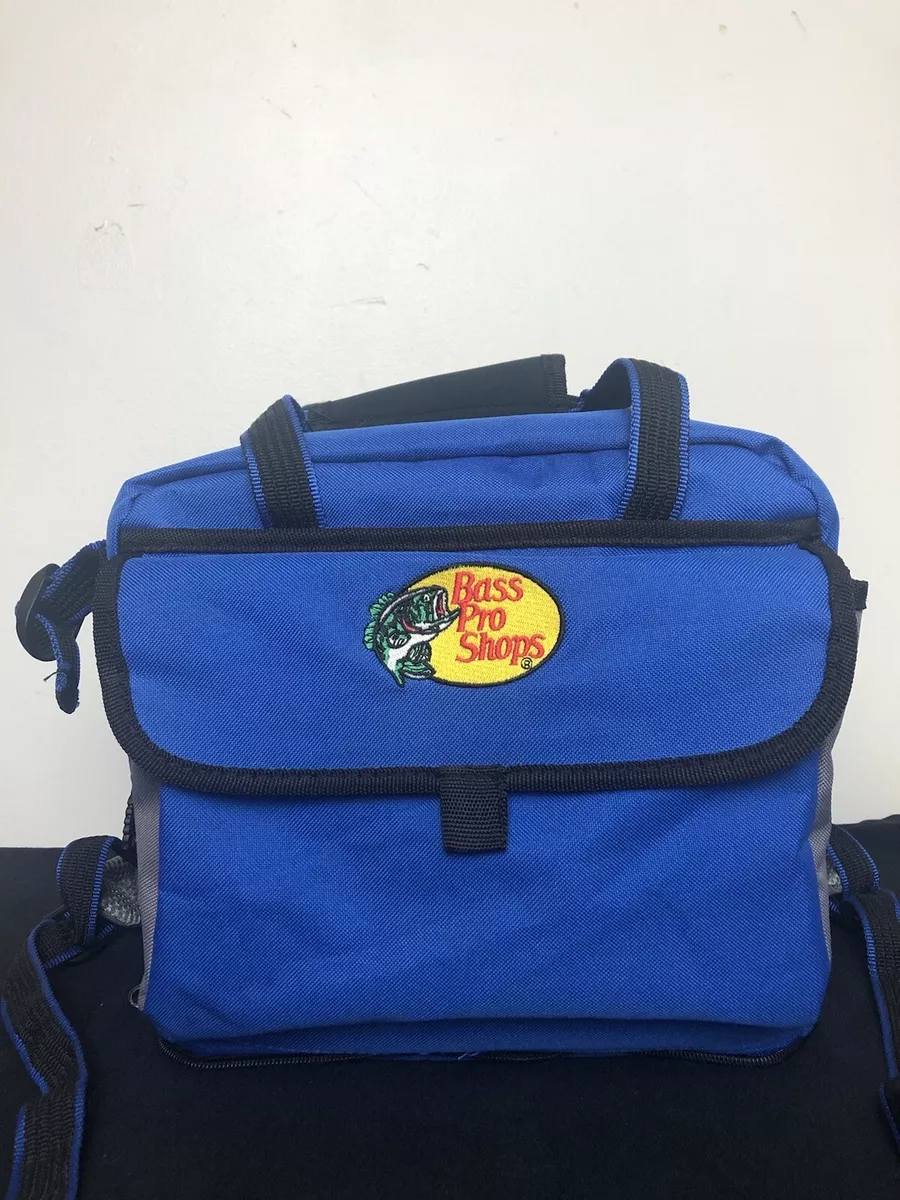 Blue Bass Pro Shops Tackle Box Backpack Top Bag Only Fishing Backpack