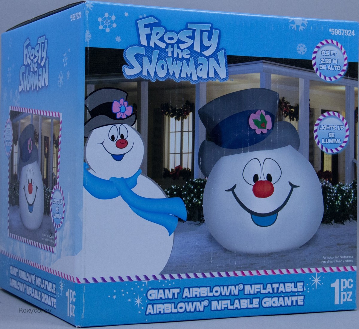 Gemmy 8.5 ft Frosty the Snowman Giant Snowman Head Airblown