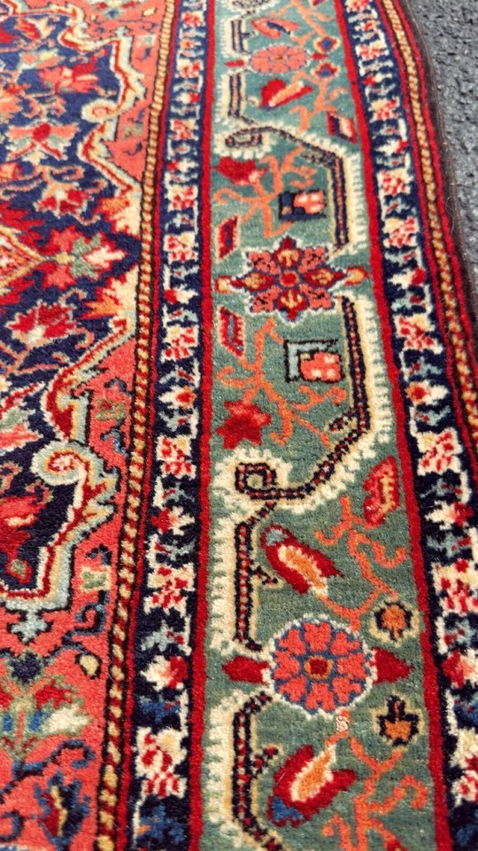 ANTIGUO SAROUK FEREGHANI más simple ca 1880-2X2FT Foto 4 de 4