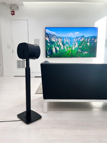 ynVISION Adjustable Height Floor Stands Compatible with SONOS Era 100 & 300 PAIR - Picture 3 of 7