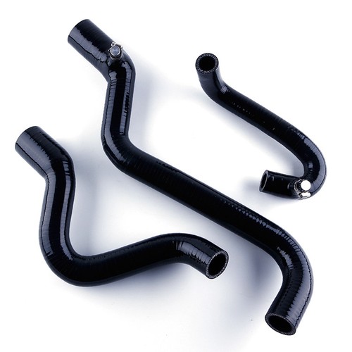 SILICONE RADIATOR HOSES FOR 1988-1991 1990 RENAULT 5 GT R5 TURBO R5 1.4L BlACK - Picture 6 of 9