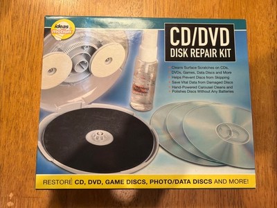 CD/DVD Disk Repair Kit by Ideas In Motion New Sealed Package