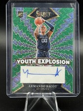 2024-25 Panini Select - Youth Explosion Signatures Armando Bacot /35 Grizzlies