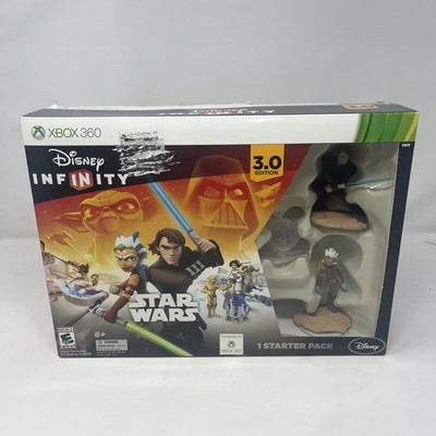 Star Wars 3.0 Edition Disney Infinity Xbobx 360 Starter Pack New             60