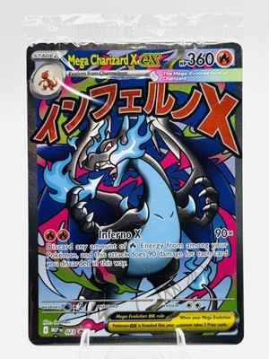 MEGA CHARIZARD X EX - BLACK STAR PROMO SEALED - MEP 023 - Pokemon