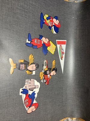 vintage 70 s budweiser bud man stickers And Budweiser Pennant