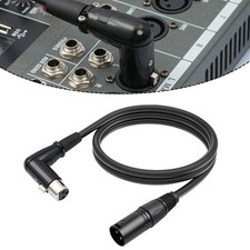 Smooth Audio Signal Transmission XLR Microphone Extension Cable Adapter