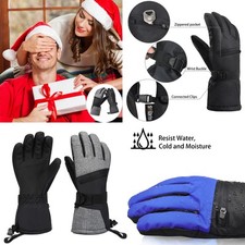 Thermal Windproof Waterproof Winter Gloves Touch Screen Warm Mittens Men Women