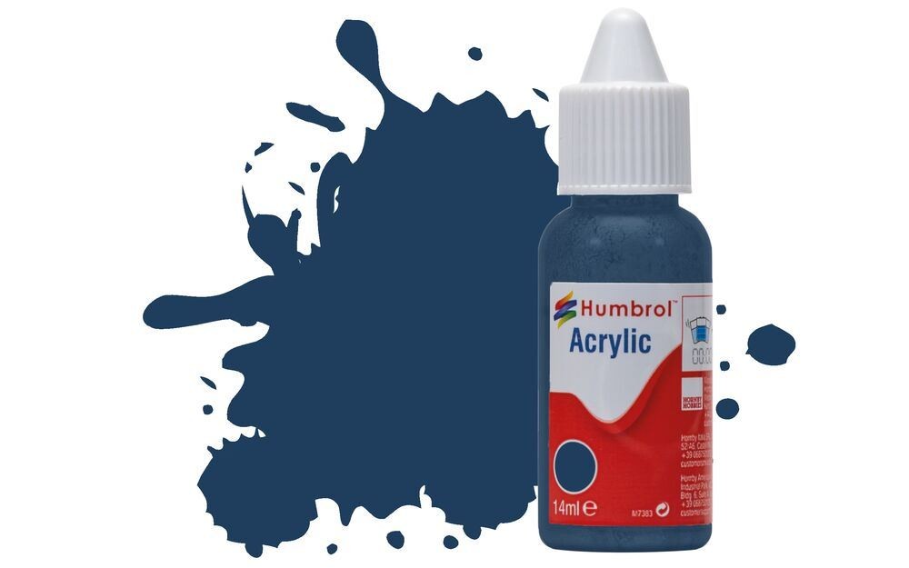Humbrol DB0104 - HUMBROL Acrylic Dropper Bottle 14Ml No.104 Oxford Blue Matt New - Image 6
