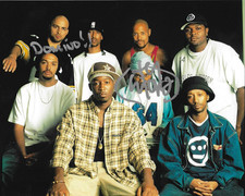 * HIEROGLYPHICS * signed 8x10 photo * DEL THE FUNKY HOMOSAPIEN & DOMINO * COA *