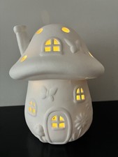 Mushroom Fairy House 7  Ceramic Bisque, Ready...