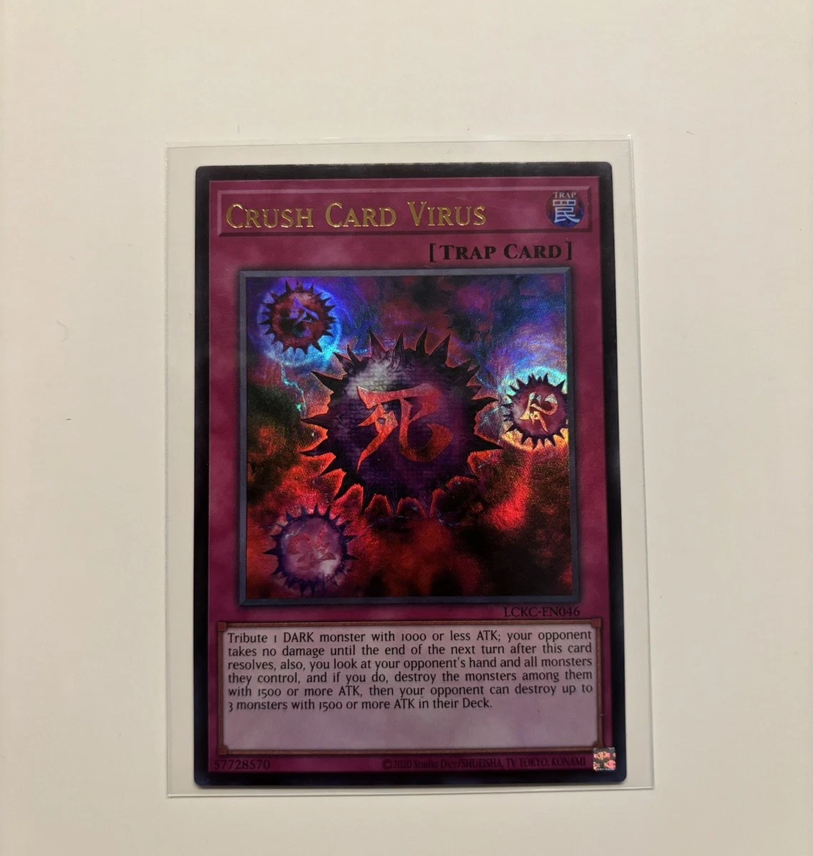 ultra rare crush card virus Crush Card Virus SJCS Ultra Rare-Common "Casual Play"(Same thickness)