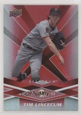 2009 Upper Deck Spectrum Red 90/250 Tim Lincecum #82 7fq