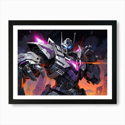 Transformers The Last Knight 14 Kunst gerahmtes Wandbild Poster Leinwanddruck Bild