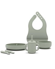 6-Piece Non-Toxic Silicone Baby Feeding Set - First Bites Kit for Infants