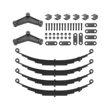 Tandem Trailer Leaf Spring 5 Leaf Double Eye 3000 lbs Cap for 6000 lbs Axle S...