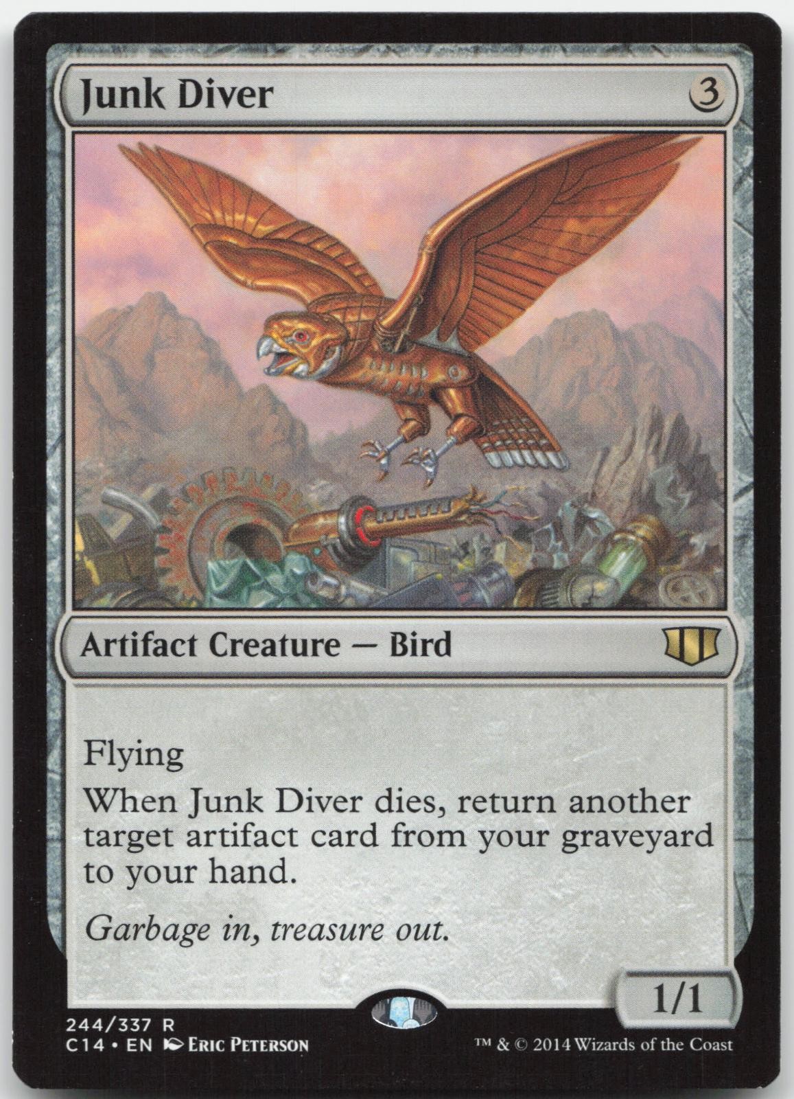 Junk Diver - Commander 2014 - Rare - Magic: The Gathering