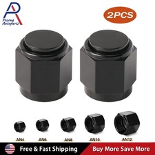 2PCS Female Flare Fitting Cap Block Off Nut A...