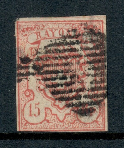 Schweiz 1852 Rayon III, ZNr 20, Mi 12