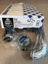 Dearborn Brass 1-1/2in P-Trap Brass Chrome Plated Deep Flange 704DF-1