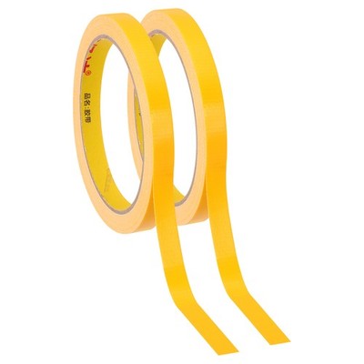 0.4''x0.01'' Bookbinding Tape 22 Yard 2 Roll Cloth Bookbinding Repair Tape Yellow