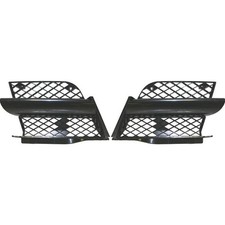Grille For 2003-2004 Mitsubishi Outlander Set Of 2 Left Right Black Plastic Grille For 2003-2004 Mitsubishi Outlander Set Of 2 Left Right Black Plastic