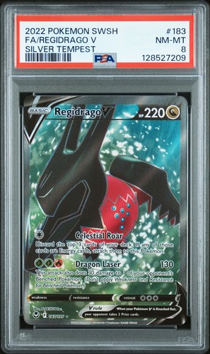 Regidrago V graded PSA 8 for sale on eBay