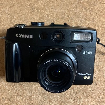 Canon PowerShot G2 Black Compact Digital Camera Tested Working Seller Japan