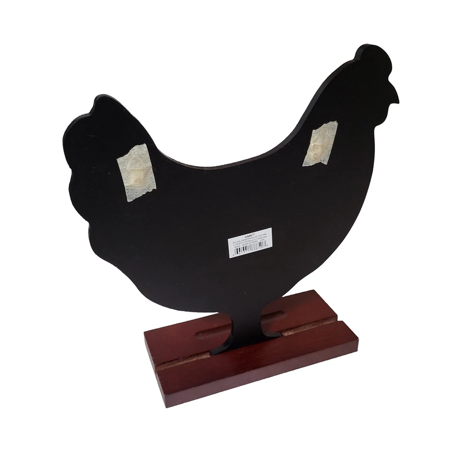 Black Rooster Chalkboard Message Board Wall-Mount Standing Erasable Memo Boards - Image 3 of 4