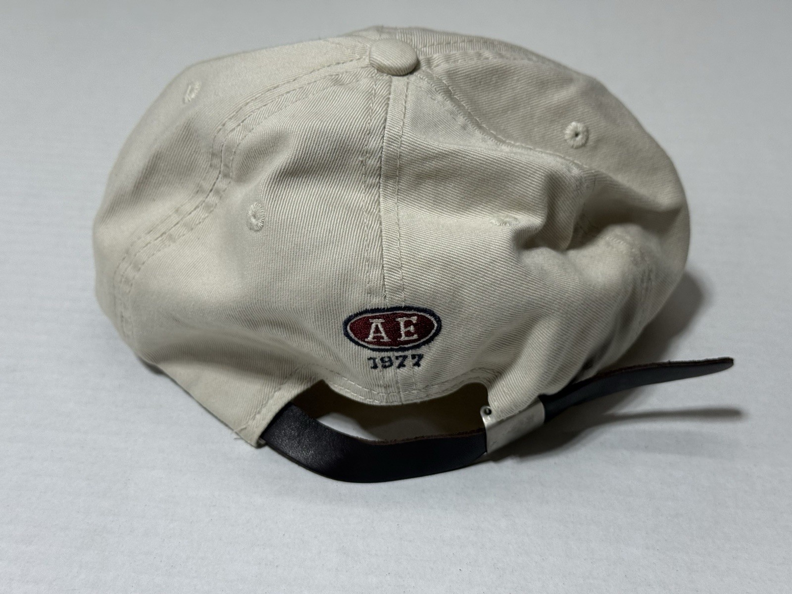 American Eagle Performance Baseball Cap Beige Cot… - image 3