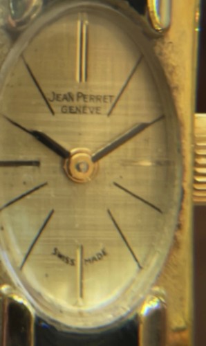 VTG Jean Perret Geneve Swiss Mechanical Women Wrist Watch Losing Time Parts READ - Picture 11 of 11