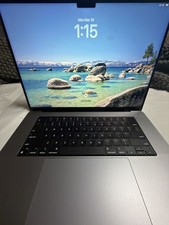 MacBook Pro 16-inch 2021 M1 Max 64GB RAM 1TB SSD 32-Core GPU Space Gray w/ Box