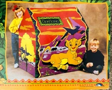 Vtg 90s Disney The Lion King Playhouse Young Simba Kids Play Tent 100% Complete