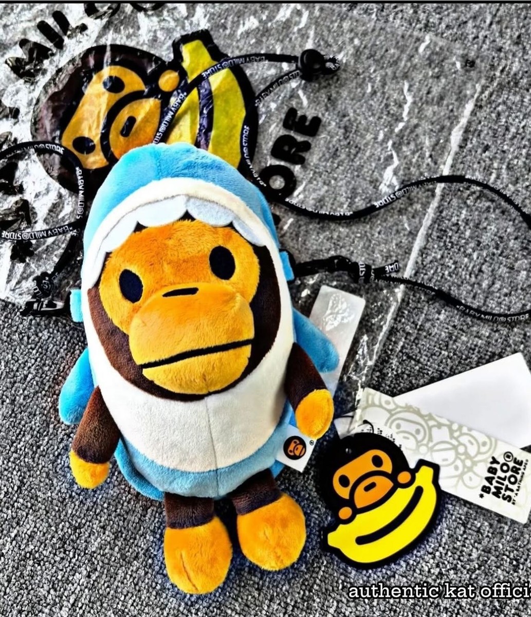 Bape Baby Milo Blue Shark Shoulder Bag - A Bathing Ape Mobile