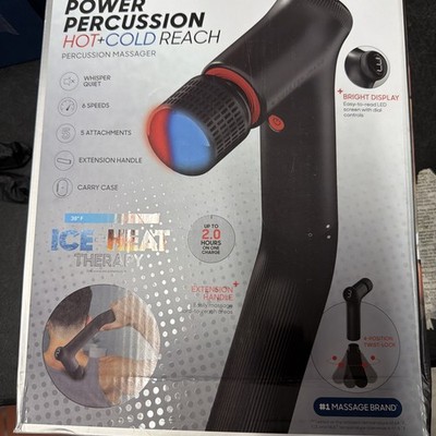 Sharper Image Power Percussion Hot & Cold Reach Percussion Massager