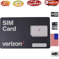 Compact Verizon Wireless 4G LTE SIM Card: Easily Adaptable 3-in-1 Design