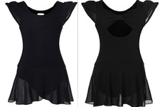 Dance Pre-Owned Leotard Dress Danshow X-Large Child Black Ballet Tap