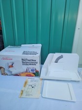 Sunbeam Electronic Meat /Food Slicer White Boxed With Manual 