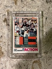 2024 JERSEY FUSION BENGALS CRIS COLLINSWORTH GAME WORN JERSEY DUAL PATCH /25