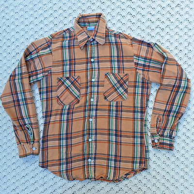 JCPenney【BIGMAC】ネルシャツ　USA vintage Vtg Big Mac JCPenney Flannel Plaid Button Up Long Sleeve Shirt