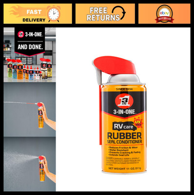 RV Rubber Seal Conditioner 11oz - UV Shield, Water-Resistant, Prevent Cracking -