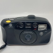 Minolta Freedom Action Zoom AF 35mm Film Camera Point  Shoot