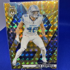 2025 Panini Mosaic - Jack Campbell #147 Reactive Yellow Mosaic Prizm